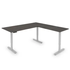 Upward Reversible Height Adjustable L-Shaped Standing Desk - 72
