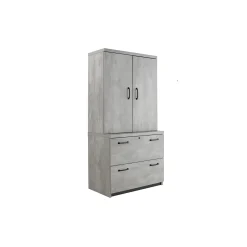 Urban L-Desk with Left Return Office Suite with Storage