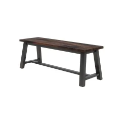 Urban Loft Bench with Wood Seat