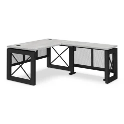 Urban L-Shaped Desk with Adjustable Height Right Return - 60