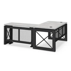 Urban L-Shaped Desk with Adjustable Height Right Return - 60