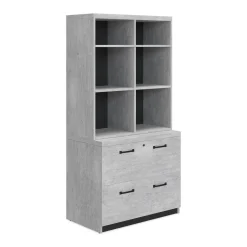 Urban Stacking Shelf w/ Lateral File - 72
