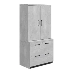 Urban Wardrobe with Lateral File - 36W x 72H