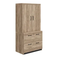 Urban Wardrobe with Lateral File - 36W x 72H