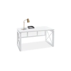 Urban White Compact Desk - 60"W x 32"D