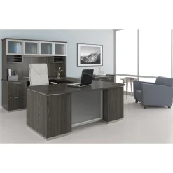 U-Shape Desk Set with Hutch, Left Return