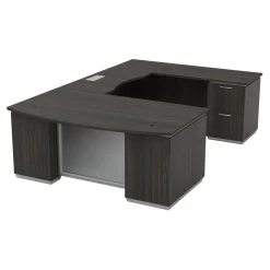 U-Shape Desk with Right Bridge - 72