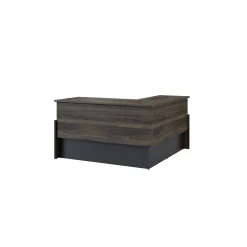 Vanguard 60” Adjustable-Height L-Desk w/ Left Return – 60”Wx60"D