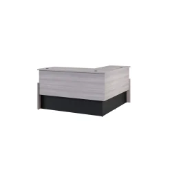 Vanguard 60” Adjustable-Height L-Desk w/ Left Return – 60”Wx60