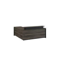 Vanguard 60” Adjustable-Height Reception Desk w/ Right Return – 60"Wx78"D