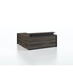 Vanguard 60” Adjustable-Height Reception Desk w/ Right Return – 60"Wx60"D