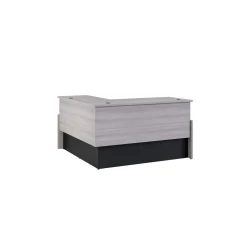 Vanguard 72” Adjustable-Height L-Desk w/ Right Return – 72"Wx60"D