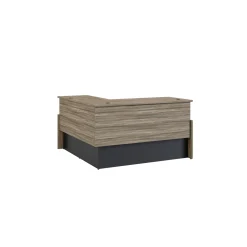 Vanguard 72” Adjustable-Height L-Desk w/ Right Return – 72