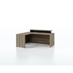 Vanguard 72” Reversible Reception L-Desk – 72