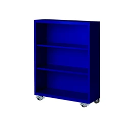 Vault 45”H Mobile Steel Bookcase