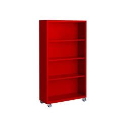 Vault 55”H Mobile Steel Bookcase