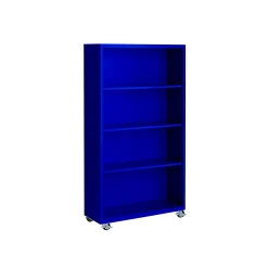 Vault 55”H Mobile Steel Bookcase