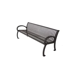 Vertical Slat Bench - 8 ft