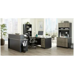 Via 2 Drawer Lateral File with Hutch - 37