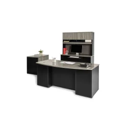 Via Bowfront Desk Set