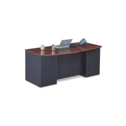 Via Bowfront Desk Shell - 72