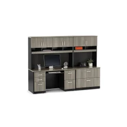 Via Credenza Desk and Storage Set