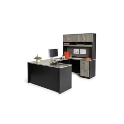 Via Dual U-Shaped Workstations with Hutches - 192