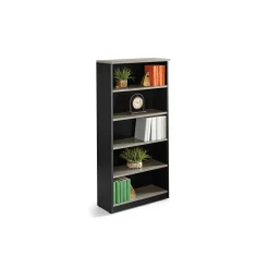 Via Five Shelf Bookcase - 36