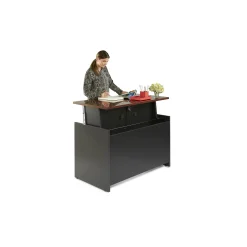 Via Reversible Height-Adjustable L-Shaped Standing Desk - 60