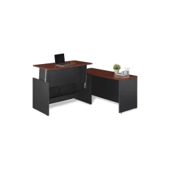 Via Reversible Height-Adjustable L-Shaped Standing Desk - 60