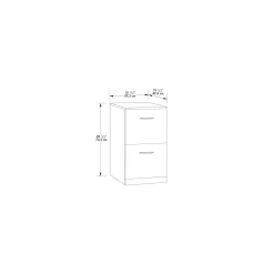 Via Reversible L-Shaped Desk with Hutch - 60