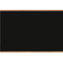 VIC Colored Cork Bulletin Board with Oak Frame - 48