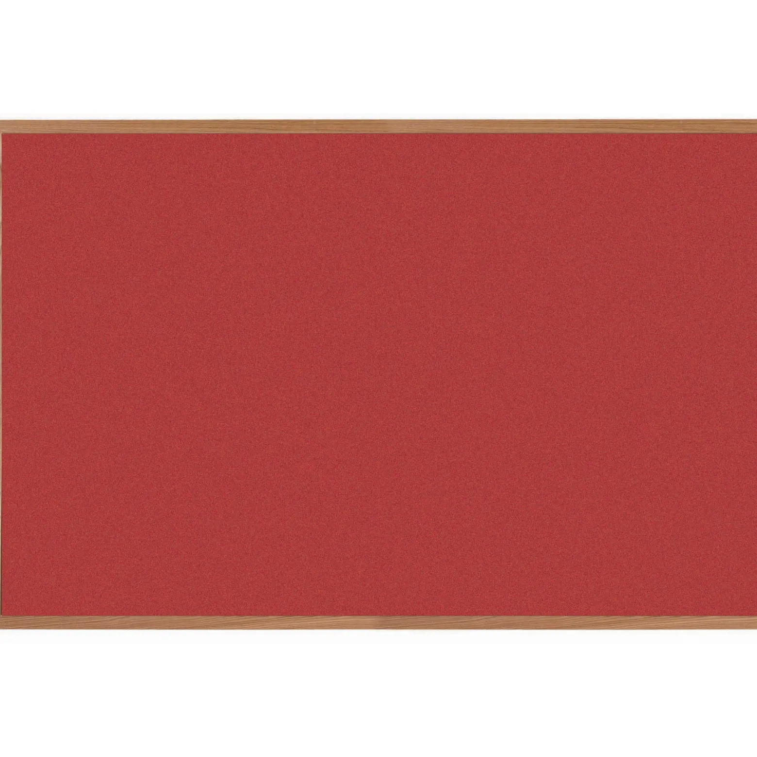 VIC Colored Cork Bulletin Board with Oak Frame - 48" x 72"