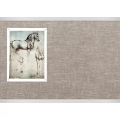 Vinyl Bulletin Board with Aluminum Frame 5'Wx4'H