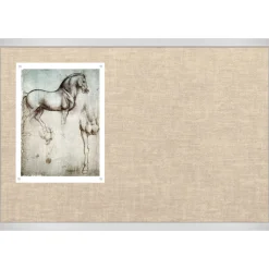 Vinyl Bulletin Board with Aluminum Frame 36