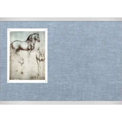 Vinyl Bulletin Board with Aluminum Frame 36