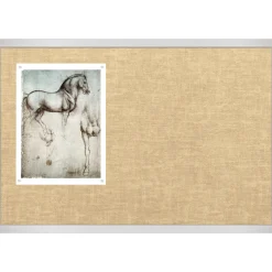 Vinyl Bulletin Board with Aluminum Frame 36