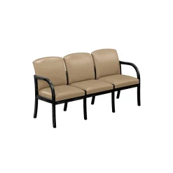 Vinyl Three Seat Sofa