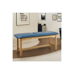Vinyl Treatment Table with Wood Frame 72"W x 30"D