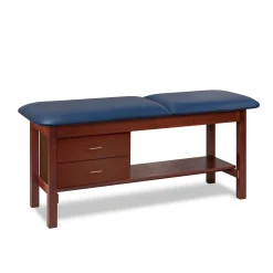 Vinyl Treatment Table with Drawers 30"D