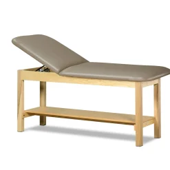 Vinyl Treatment Table with Shelf 72"W x 27"D