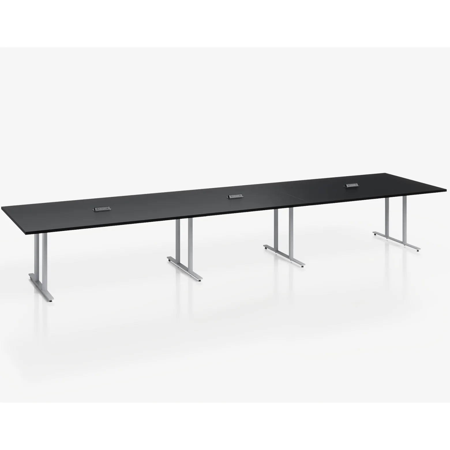 Voyage Conference Table with Three Power Modules - 192"Wx48"D