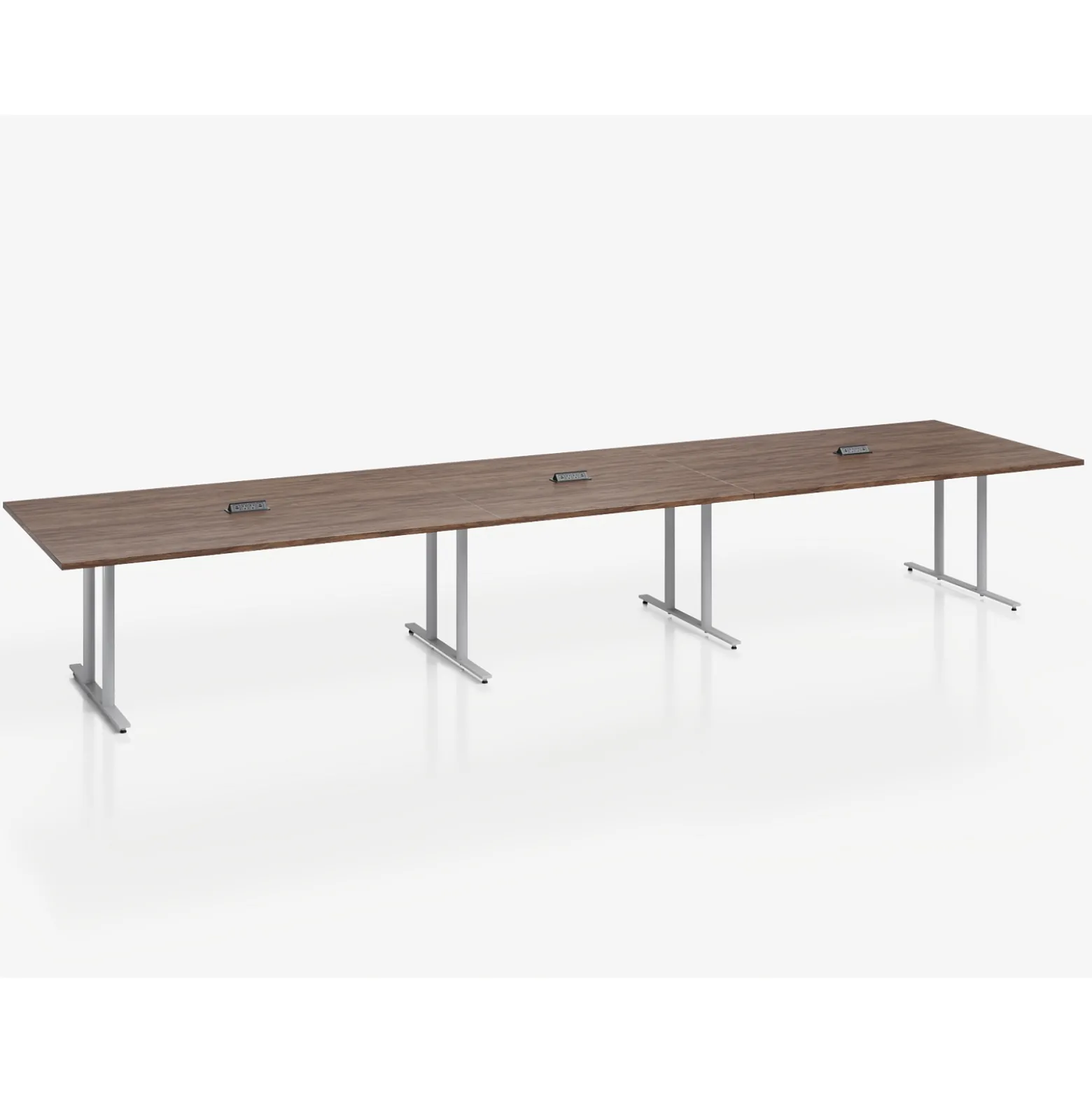 Voyage Conference Table with Three Power Modules - 192"Wx48"D