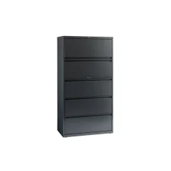 36"W Five Drawer Lateral File