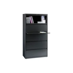36"W Five Drawer Lateral File