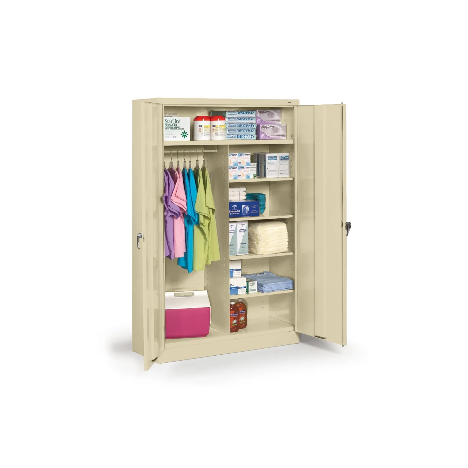 48"W x 24"D x 78"H Jumbo Combination Storage Cabinet