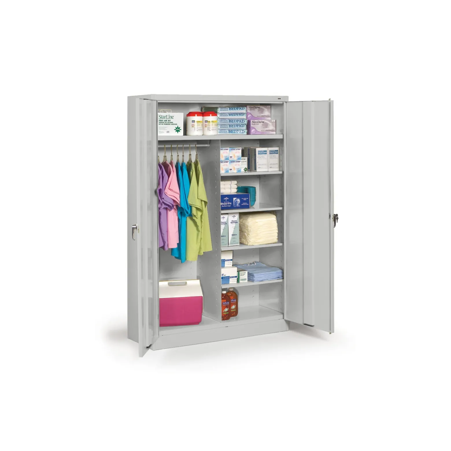 48"W x 24"D x 78"H Jumbo Combination Storage Cabinet