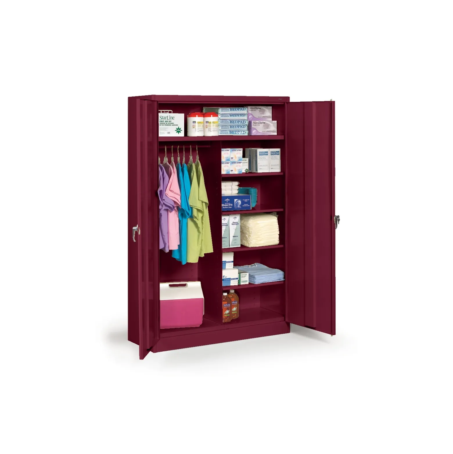 48"W x 18"D x 78"H Jumbo Combination Storage Cabinet