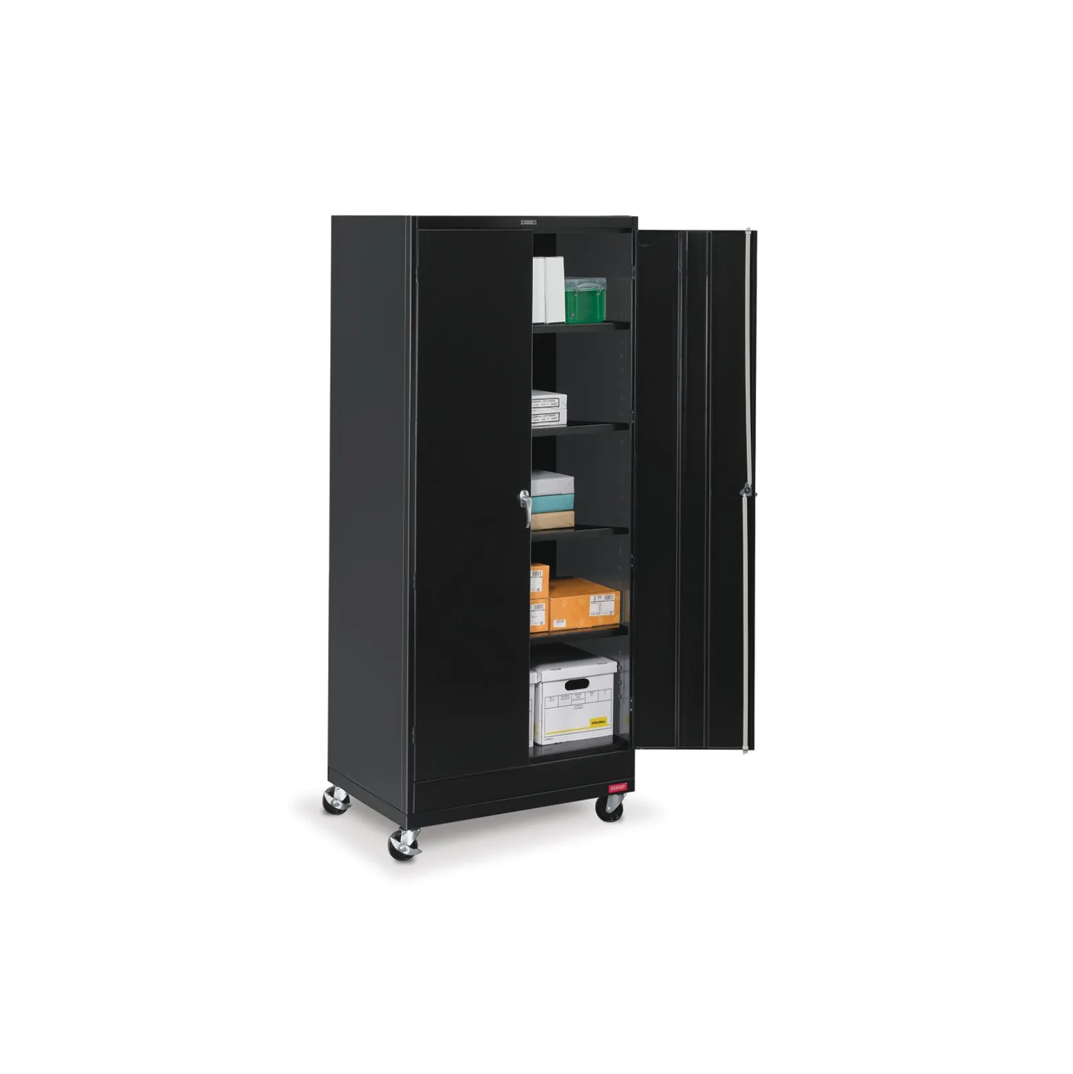 36"W x 18"D x 85"H Mobile Storage Cabinet