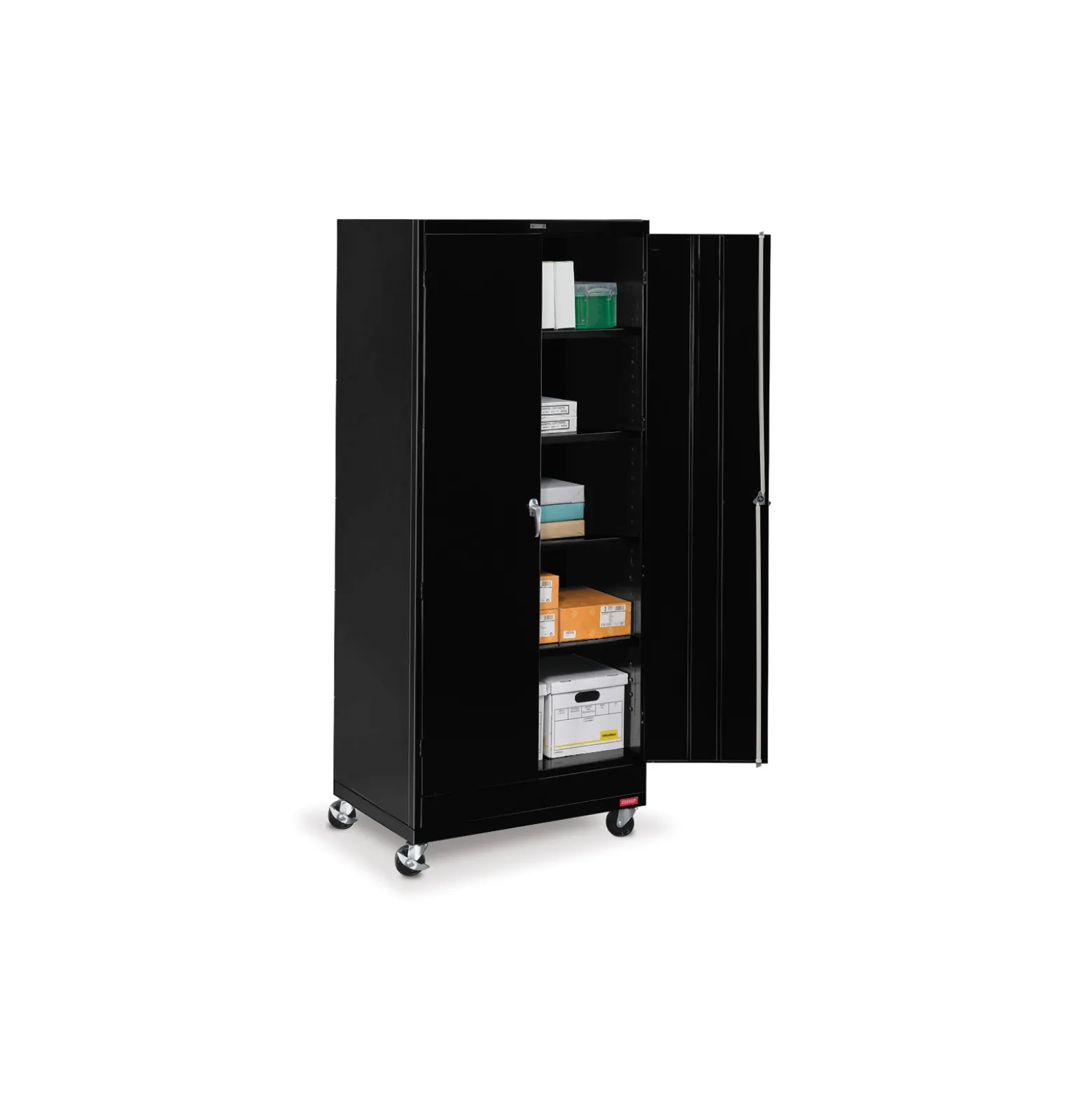 36"W x 24"D x 85"H Mobile Storage Cabinet
